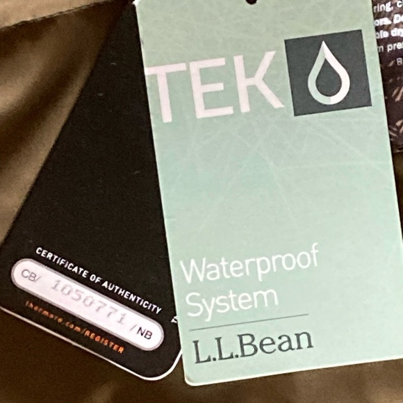 NWT L.L. Bean Wildcat Jacket Waterproof Insulated Herringbone Coat Hood Womens L - Picture 13 of 14